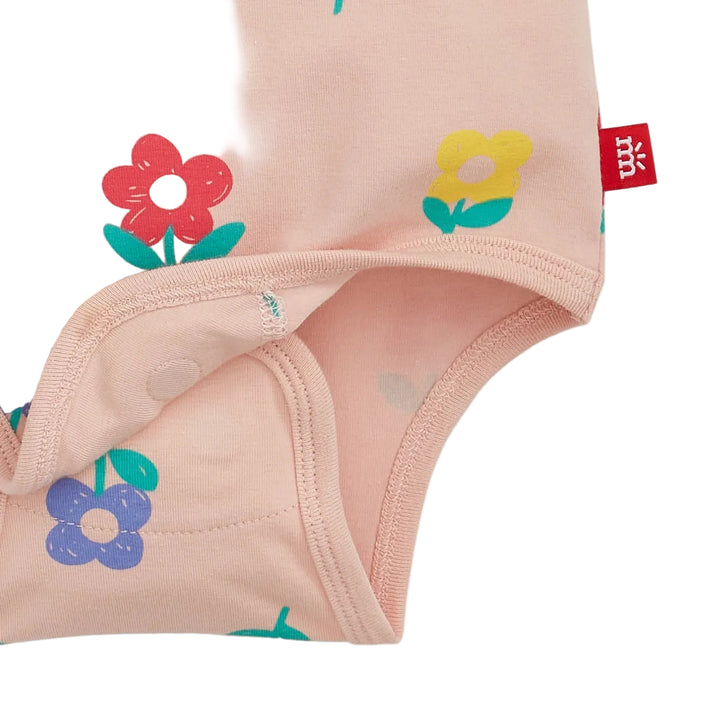 Magnetic Me 3-Pack Bodysuit - Pink Flower Combo
