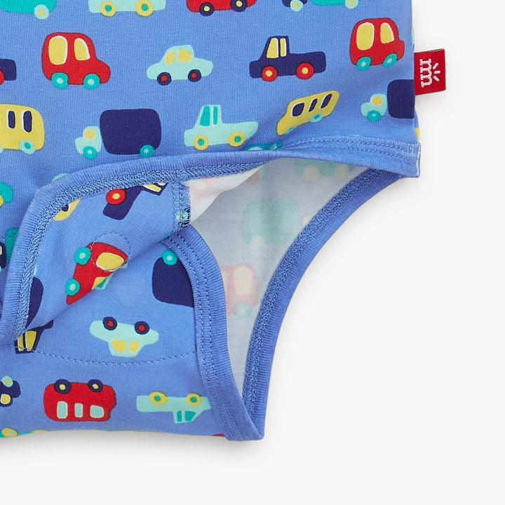 Magnetic Me 3-Pack Bodysuit - Blue Car Combo