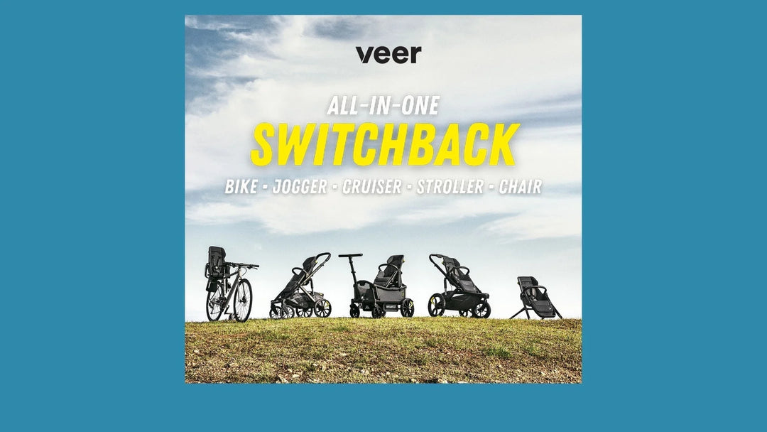 Veer Switch&Roll Luxe - Single to Double Stroller Bundle with Leather Kit