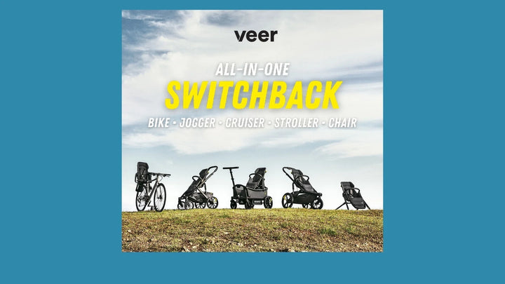 Veer Switch&Roll Luxe - Single to Double Stroller Bundle with Leather Kit