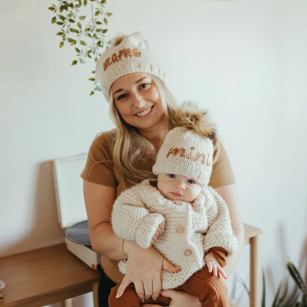 Huggalugs Pecan Mama Beanie