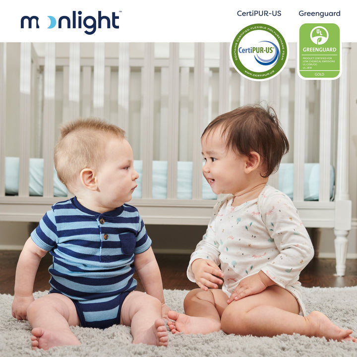 Moonlight Luxury Dreamer Crib Mattress w/ Breathable Cover
