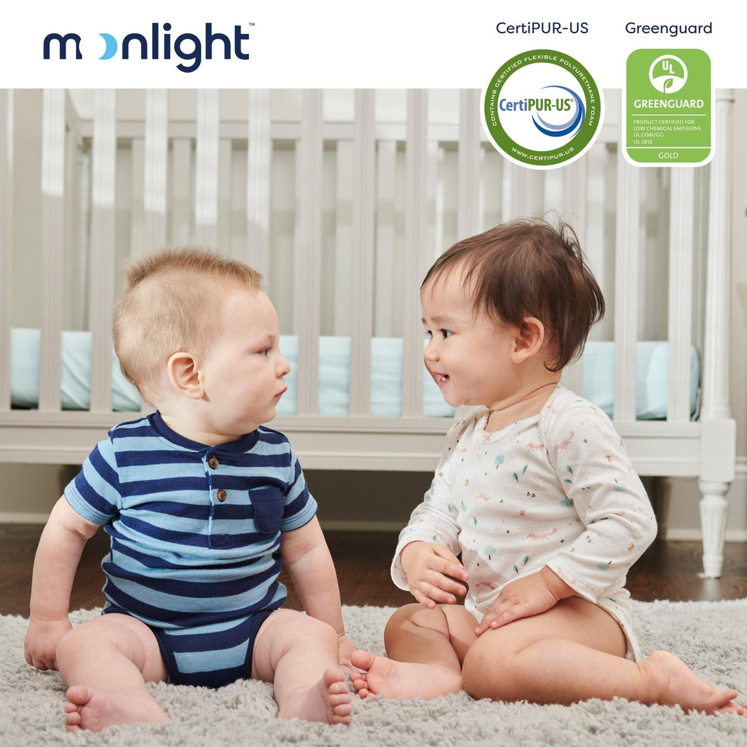Moonlight Luxury Dreamer Crib Mattress w/ Breathable Cover