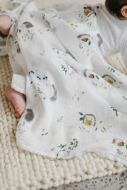 Loulou Lollipop Swaddle - Hedgehogs