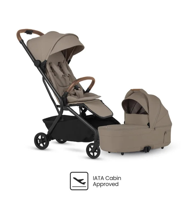 Silver Cross Nia Compact Folding Travel Stroller With Bassinet