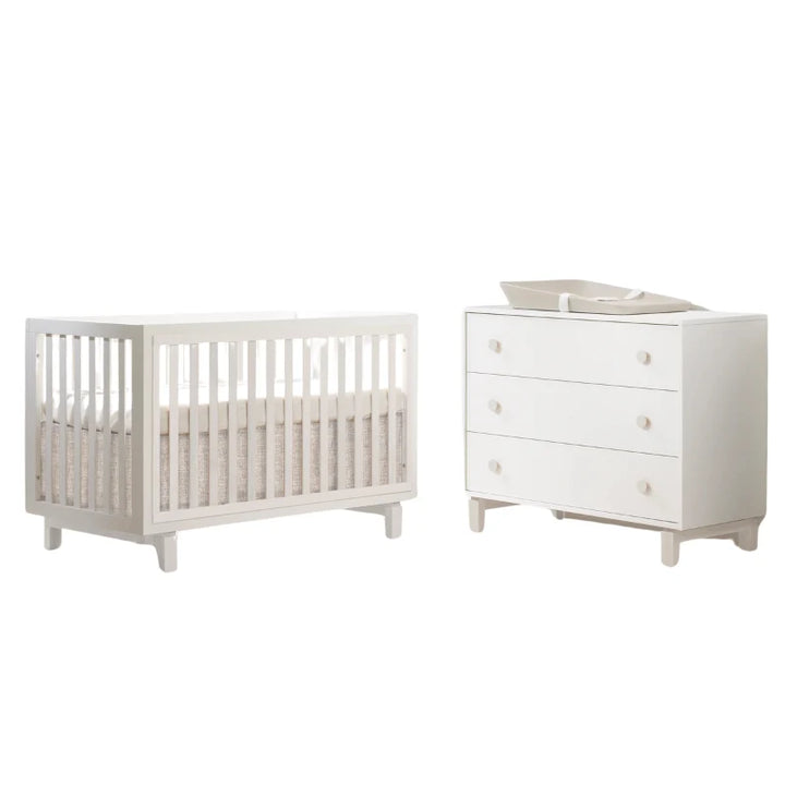 Tulip Bjorn Collection Crib and XL Dresser Set - White