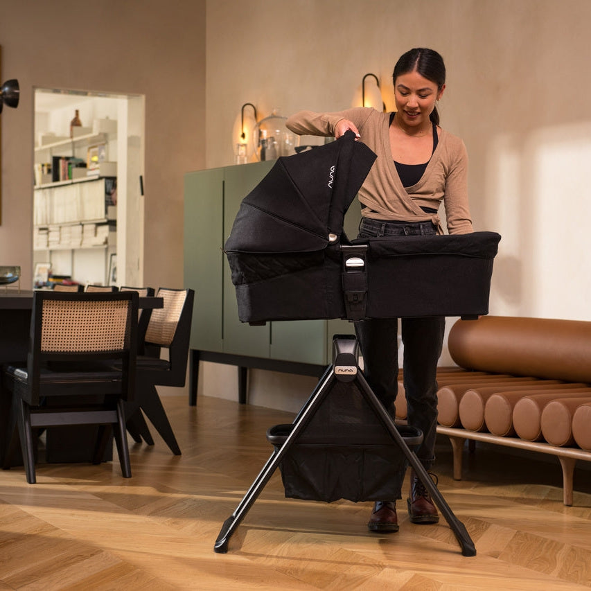 nuna mixx stroller and bassinet Nuna MIXX Bassinet + Stand – Baby Grand