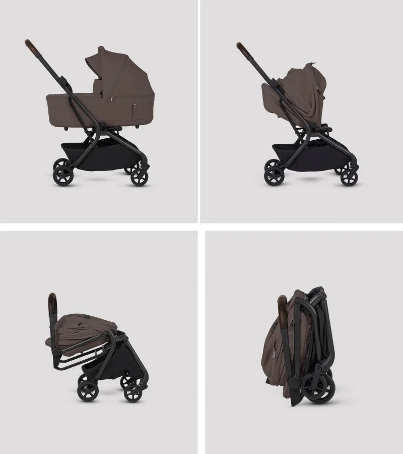 Silver Cross Nia Stroller Travel Bundle - Chocolate
