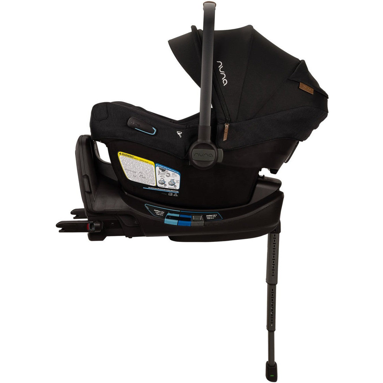 Nuna MIXX Next with Magnetic Buckle + PIPA Aire RX Infant Car Seat
