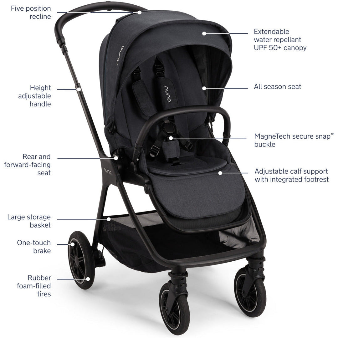 Nuna TRIV Next Stroller + Pipa Urbn Travel System