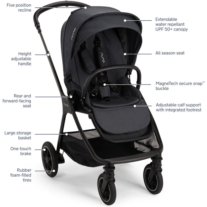 Nuna TRIV Next Stroller + Pipa Urbn Travel System