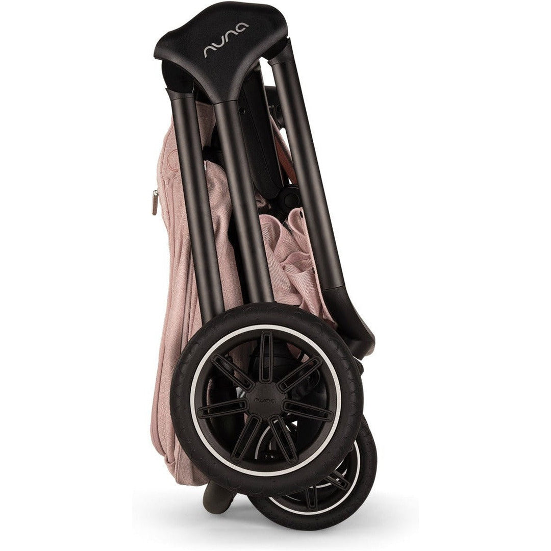 nuna stroller folded Nuna TRIV Next Stroller with Magnetic Buckle