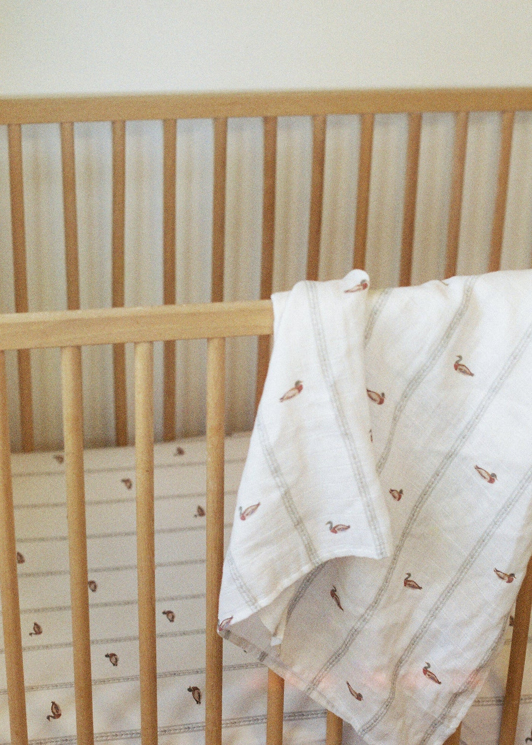 Oilo Mallard Duck & Trout Muslin Swaddles