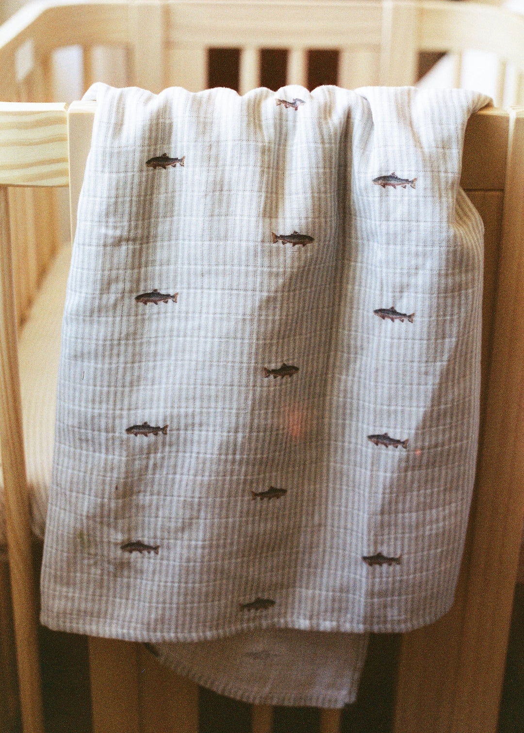 Oilo Mallard Duck & Trout Muslin Swaddles