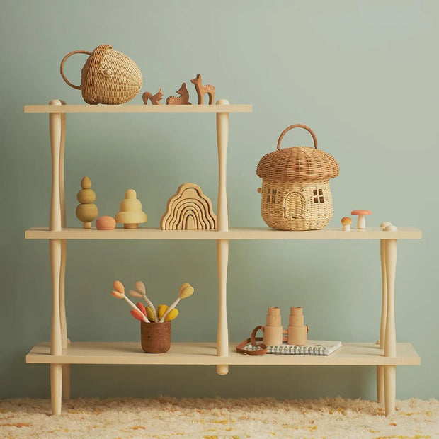 Olli Ella Rattan Mushroom Basket