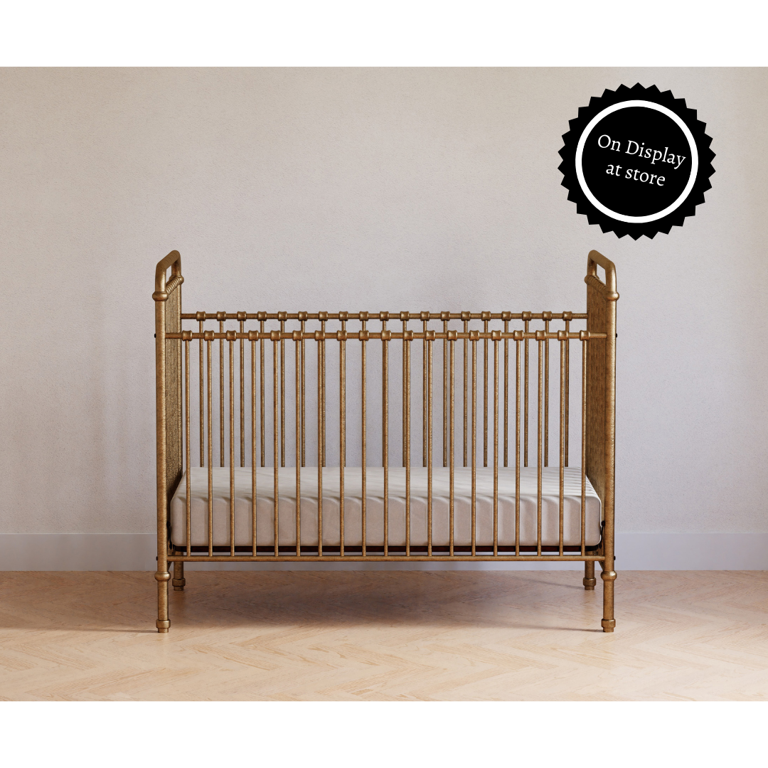 Antique metal baby crib online