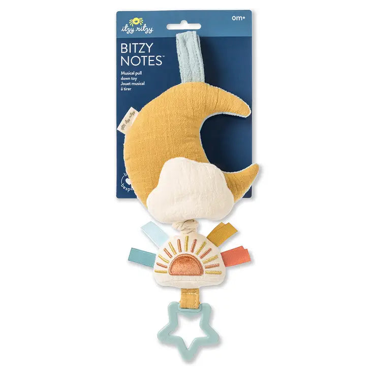 Itzy Ritzy Bitzy Notes Musical Pull-Down Toy Sun/Cloud