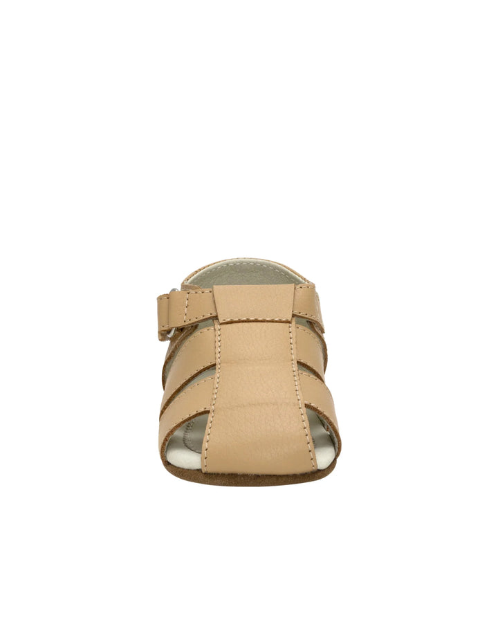 Robeez Matthew First Kicks Sandals - Tan