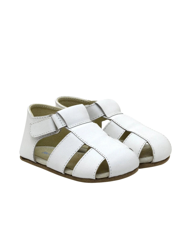 Robeez Lacey First Kick Sandals - White