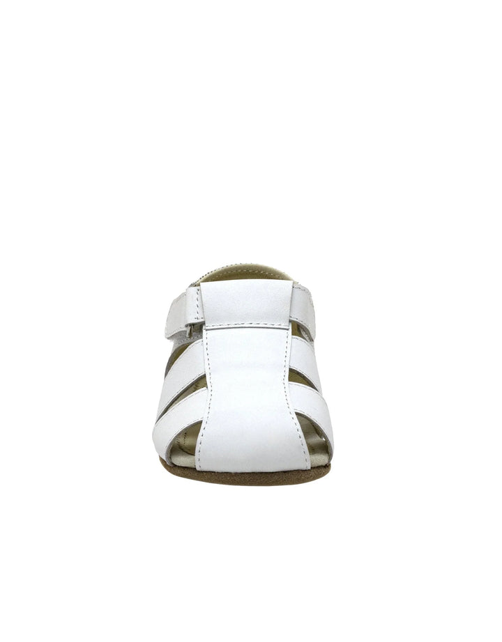 Robeez Lacey First Kick Sandals - White
