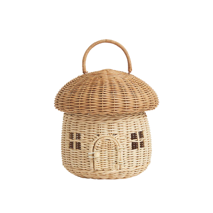 Olli Ella Rattan Mushroom Basket