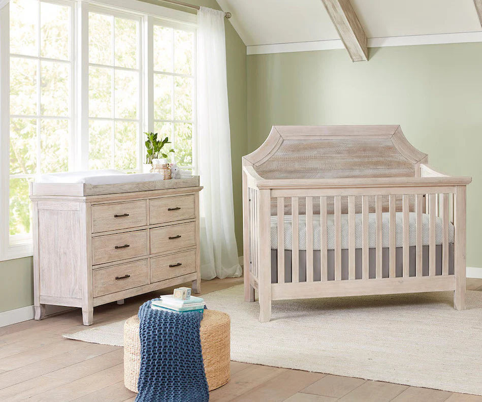 IN STOCK Stella Baby Remi Crib + Double Dresser + Nightstand