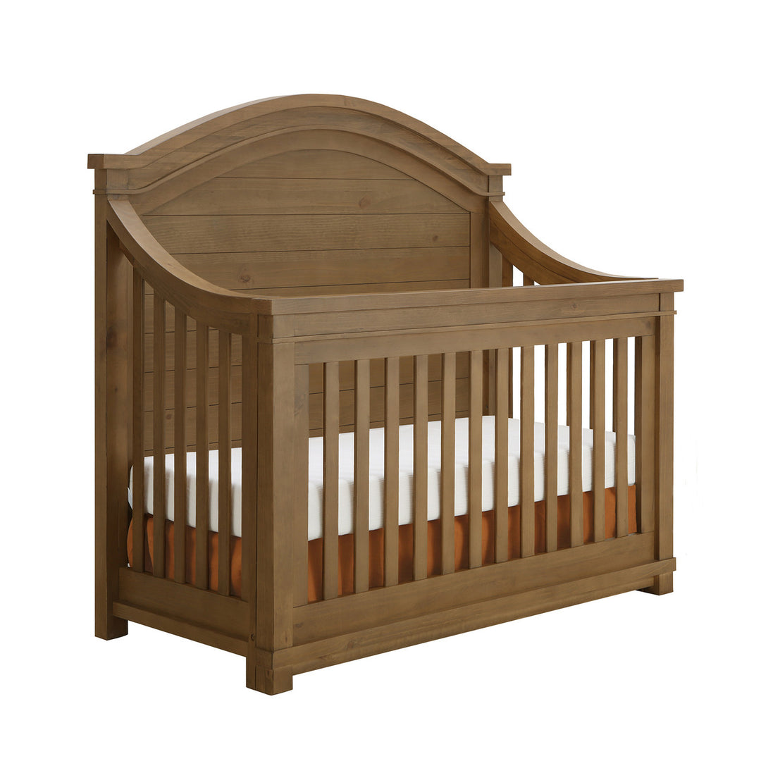 Baby Appleseed Rowan Arch Top Convertible Crib - Sandwash