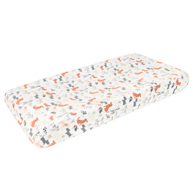 Copper Pearl Premium Knit Diaper Changing Pad - Rufus