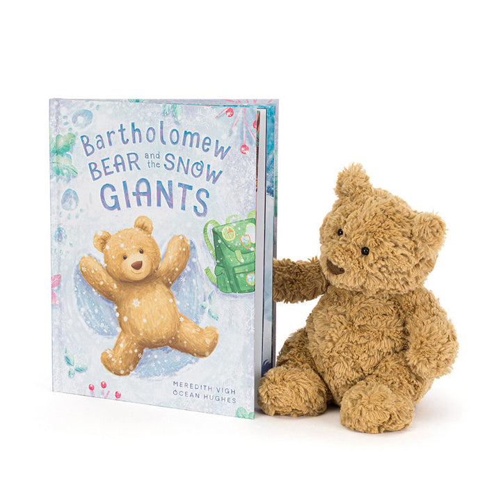 Jellycat Bartholomew Bear and the Snow Giants Book and Medium Bear Plush Set
