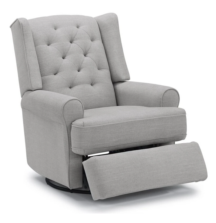 Best Chairs Kendra Tufted Swivel Glider Recliner - In Stock