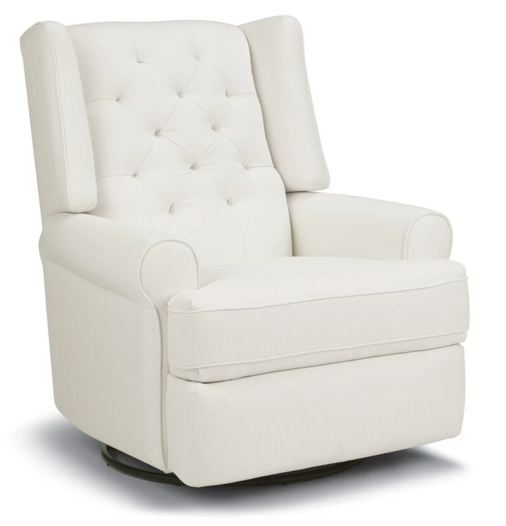 Best Chairs Kendra Tufted Swivel Glider Recliner - In Stock