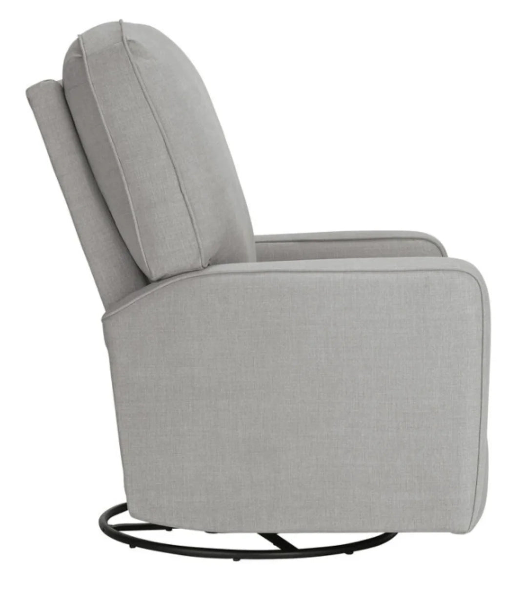 Best Chairs Finn Swivel Glider Recliner - Crypton Snow - In Stock