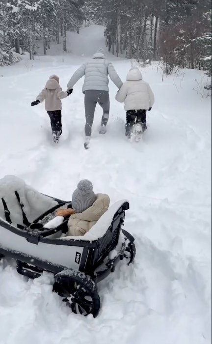best stroller wagon for snow Veer Cruiser Wagon All Terrain XL – Baby Grand