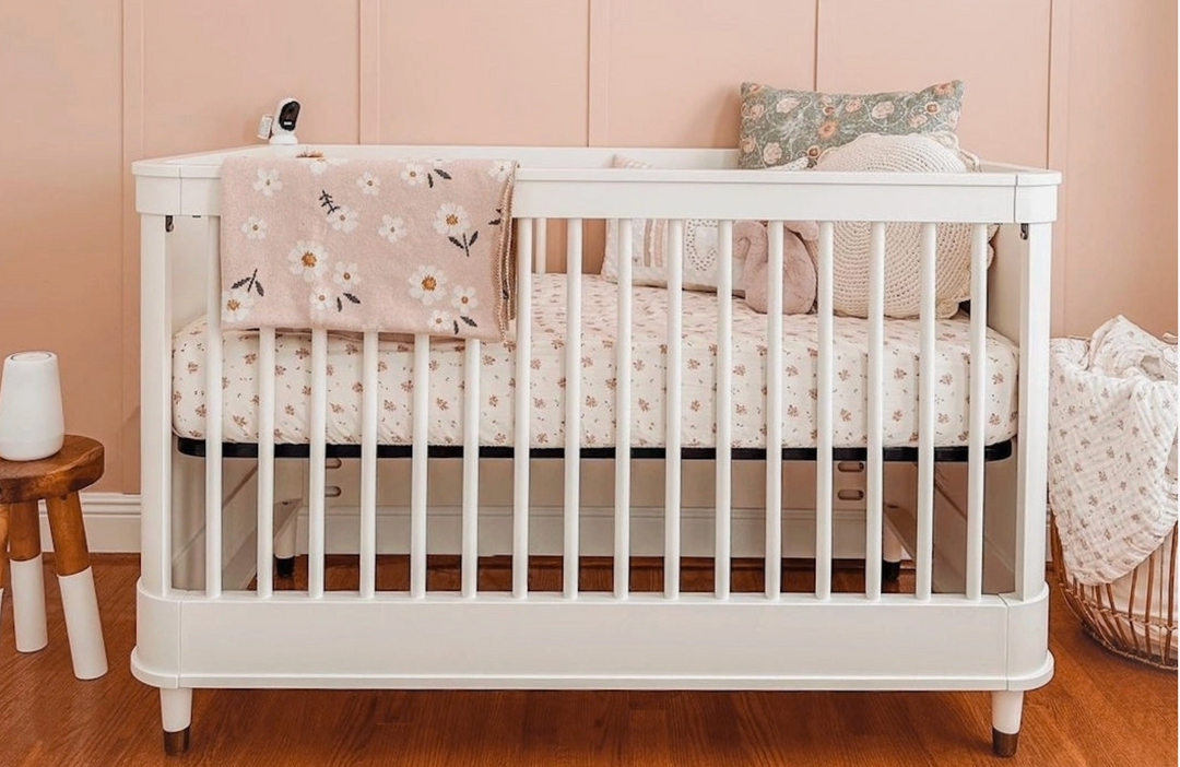Evie Floral Muslin Crib Sheet