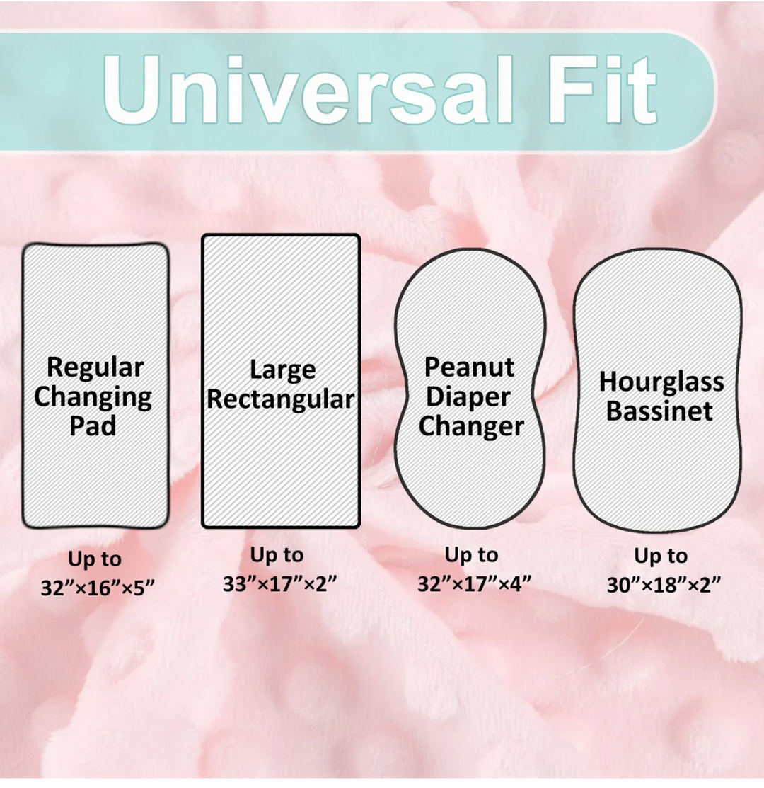 American Baby Company Minky Dot Contoured Changing Pad Cover