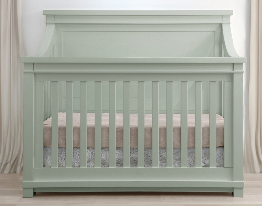 Baby Appleseed Rowan Flat Top Convertible Crib - Sage