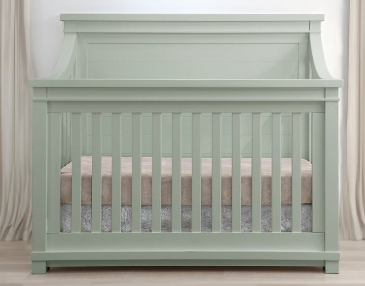 Baby Appleseed Rowan Flat Top Convertible Crib - Sage