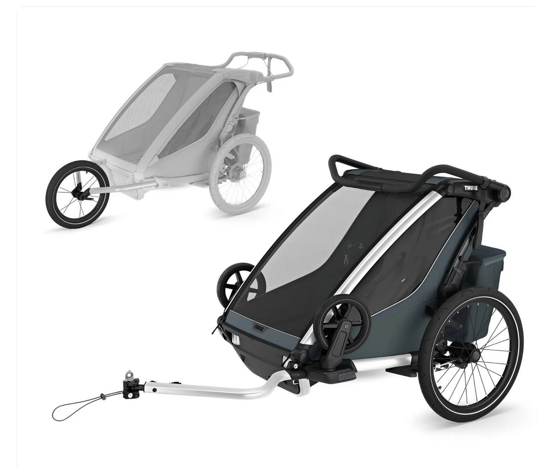 thule double bike stroller Thule Chariot Cross 2 Double Bike Trailer