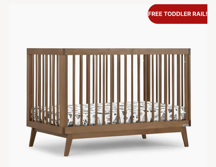 Dadada Soho 3-1 Italian Convertible Crib + Toddler Rail