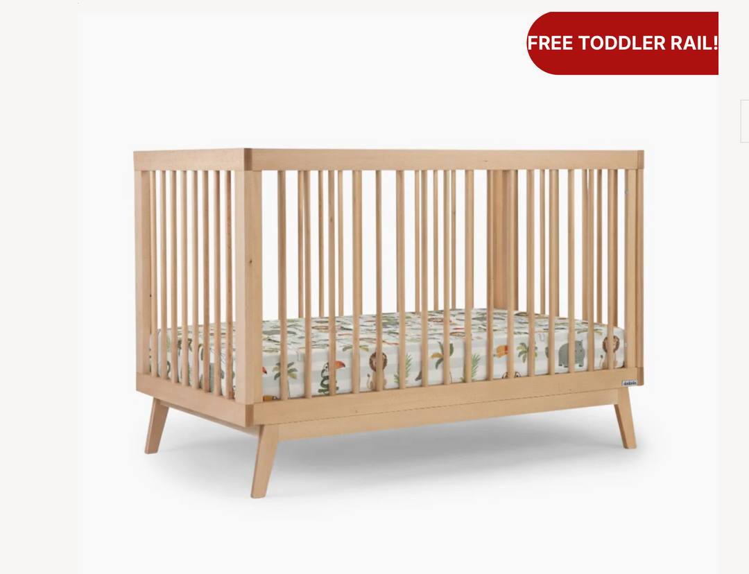 Dadada Soho 3-1 Italian Convertible Crib + Toddler Rail