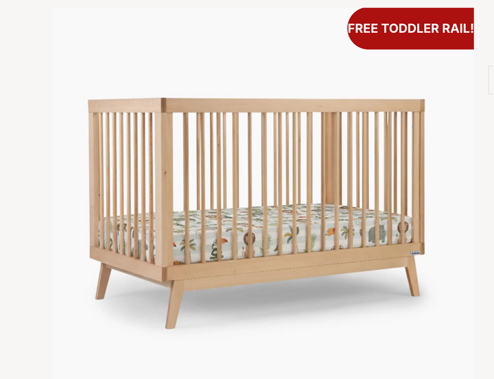 Dadada Soho 3-1 Italian Convertible Crib + Toddler Rail