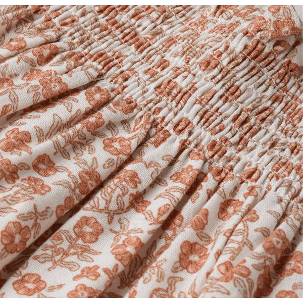 Makemake Organics Smocked Sundress - Sienna