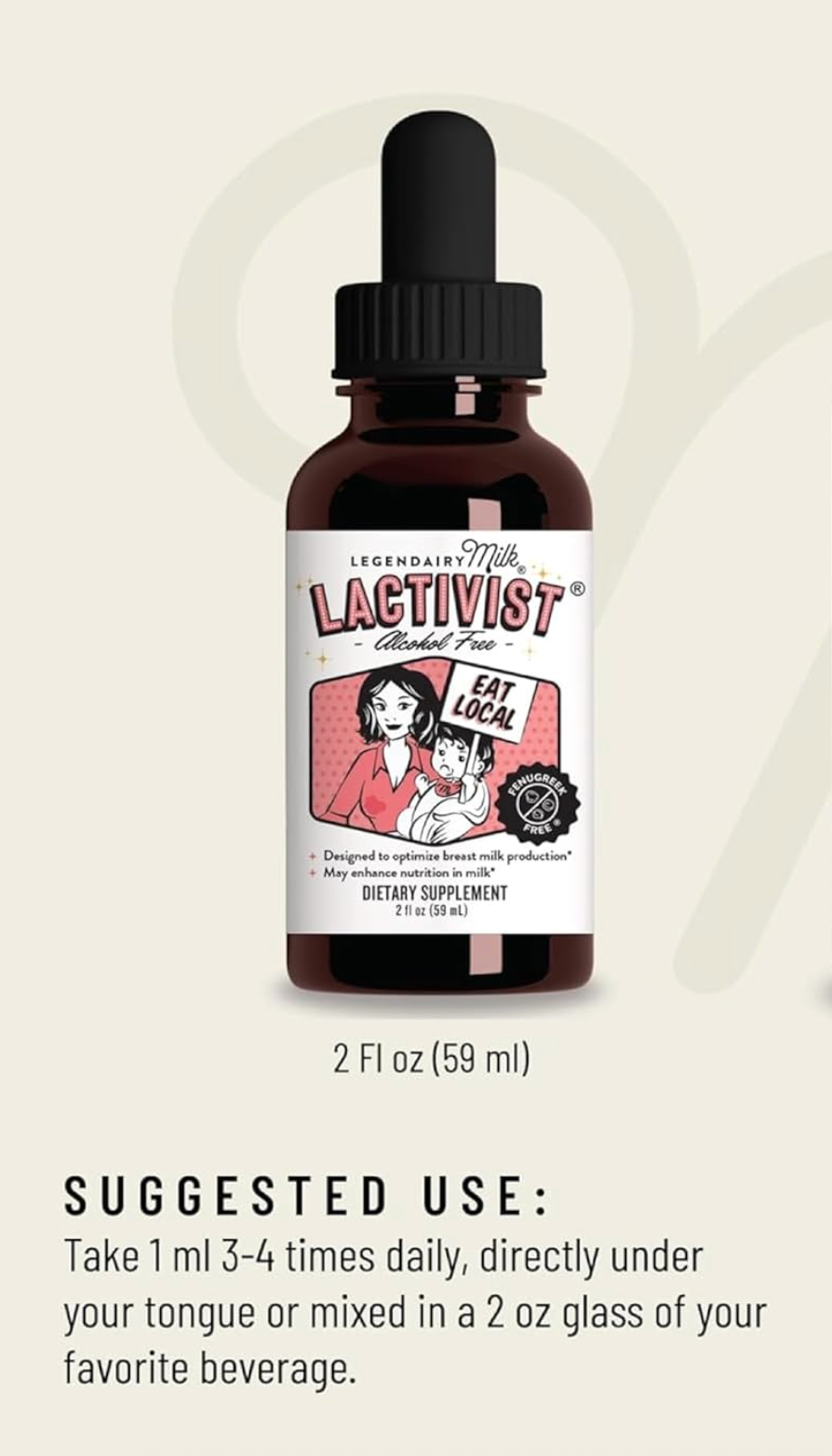 Legendairy Milk Lactivist Drops, Breastfeeding Supplement