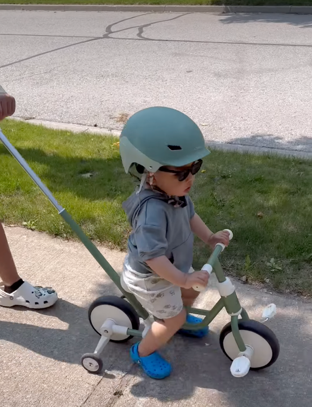 Coco Village 4-in-1 Tricycle with Push Handle & Training Wheels