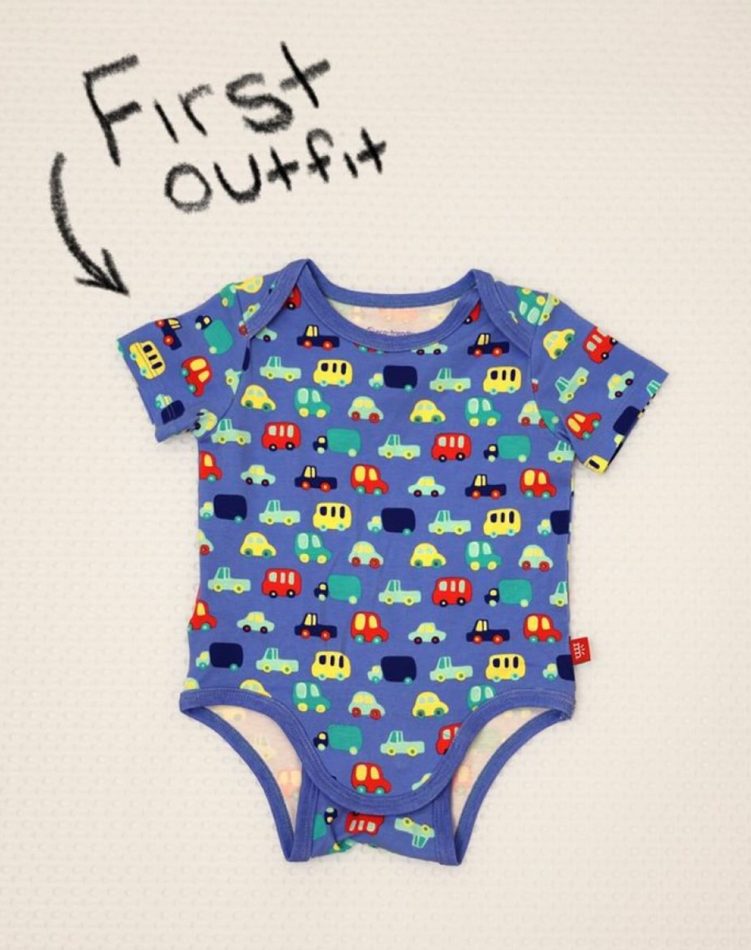 Magnetic Me 3-Pack Bodysuit - Blue Car Combo