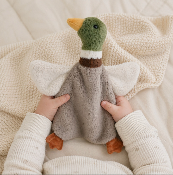 Mon Ami River Mallard Duck Plush Security Blankie