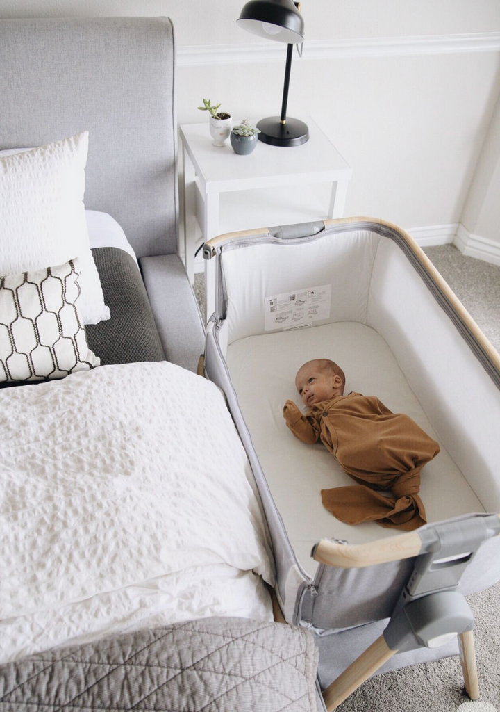 Venice Child California Dreaming Portable Bedside Bassinet w/Storage Bag