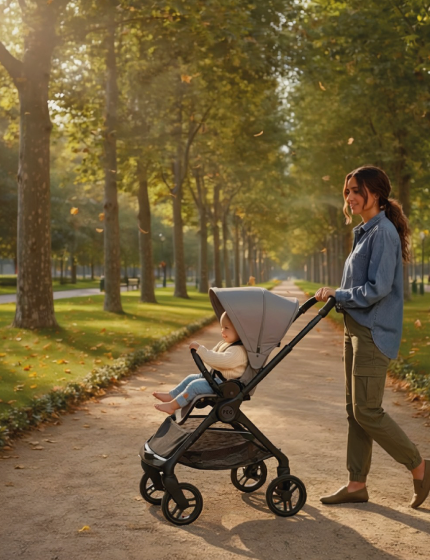 PEG Perego Switch Modular Stroller w/ Reversible Handle