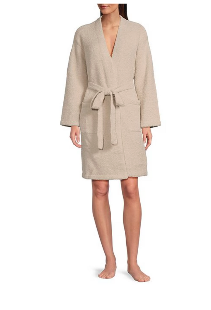 Barefoot Dreams CozyChic Solid Robe - Stone