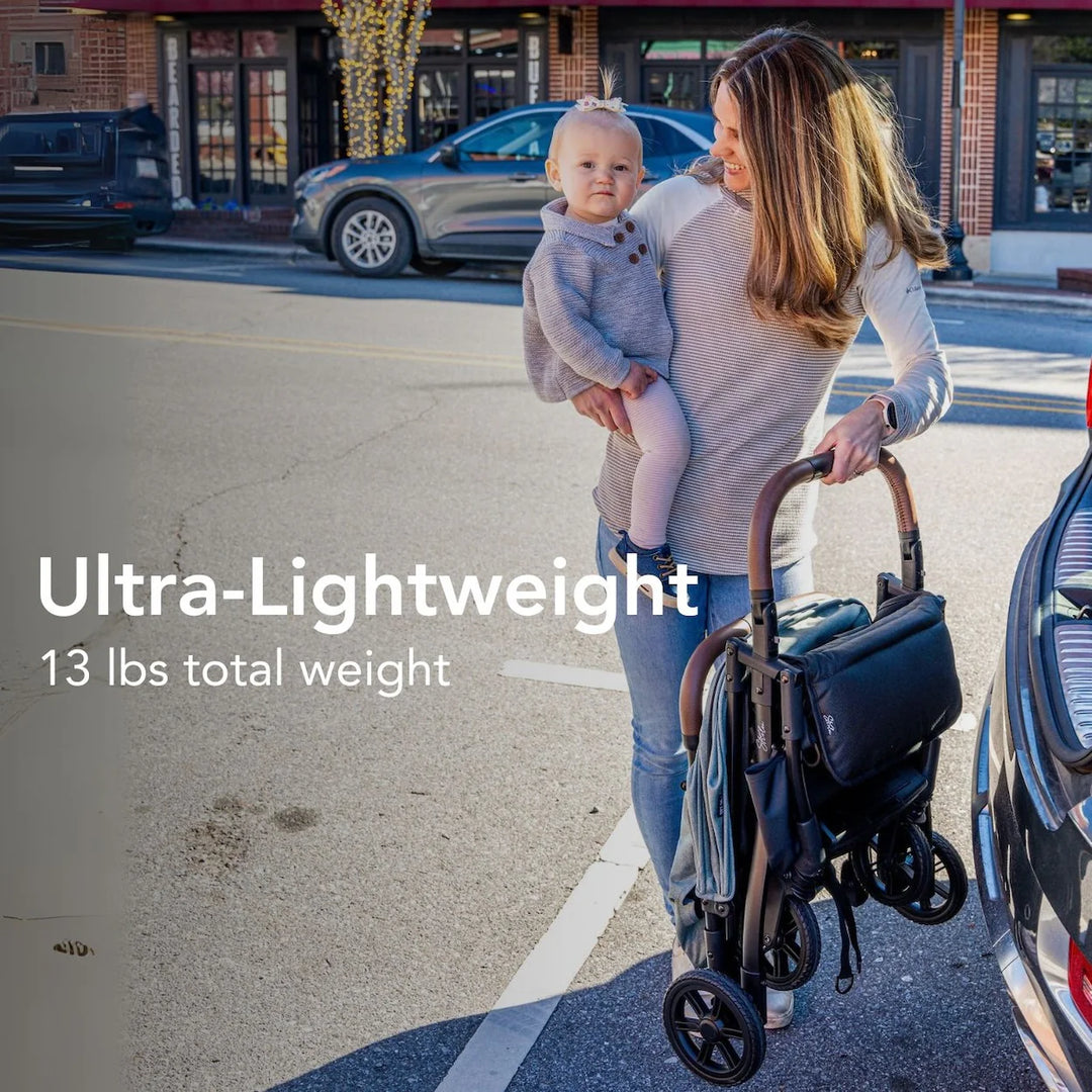 Strolee LINQ Travel V3 Compact Single Stroller Platinum Bundle